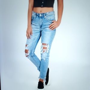 Blank NYC The Rivington Light Wash Distressed